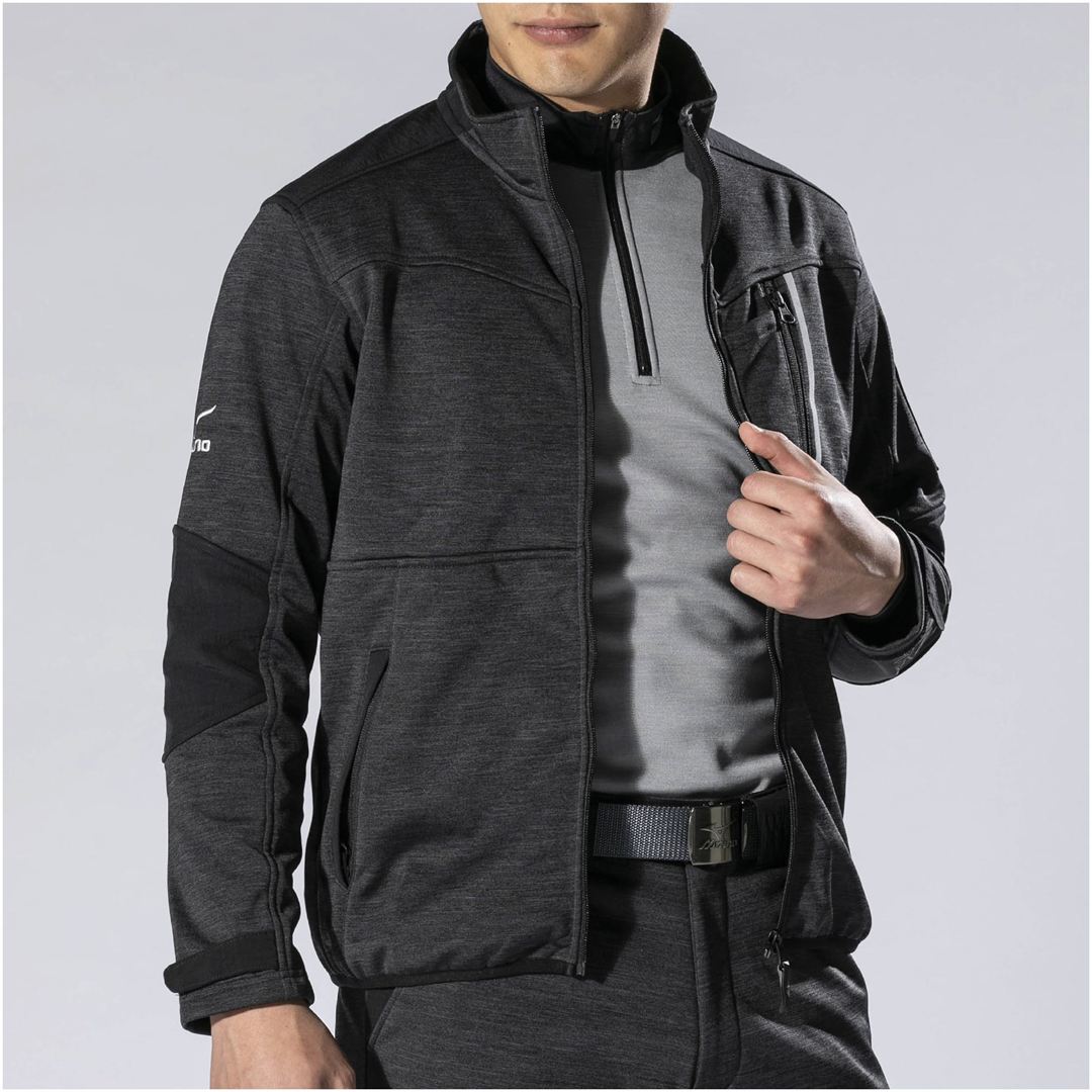 【防風】テックシールドジャケット ストレッチ アロイグレー S