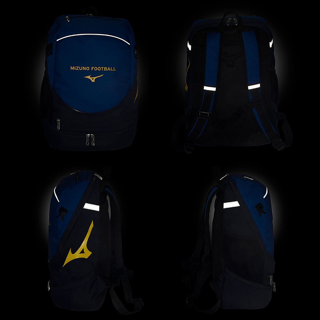 サッカーバックパック(16L) ブルー×ブラック