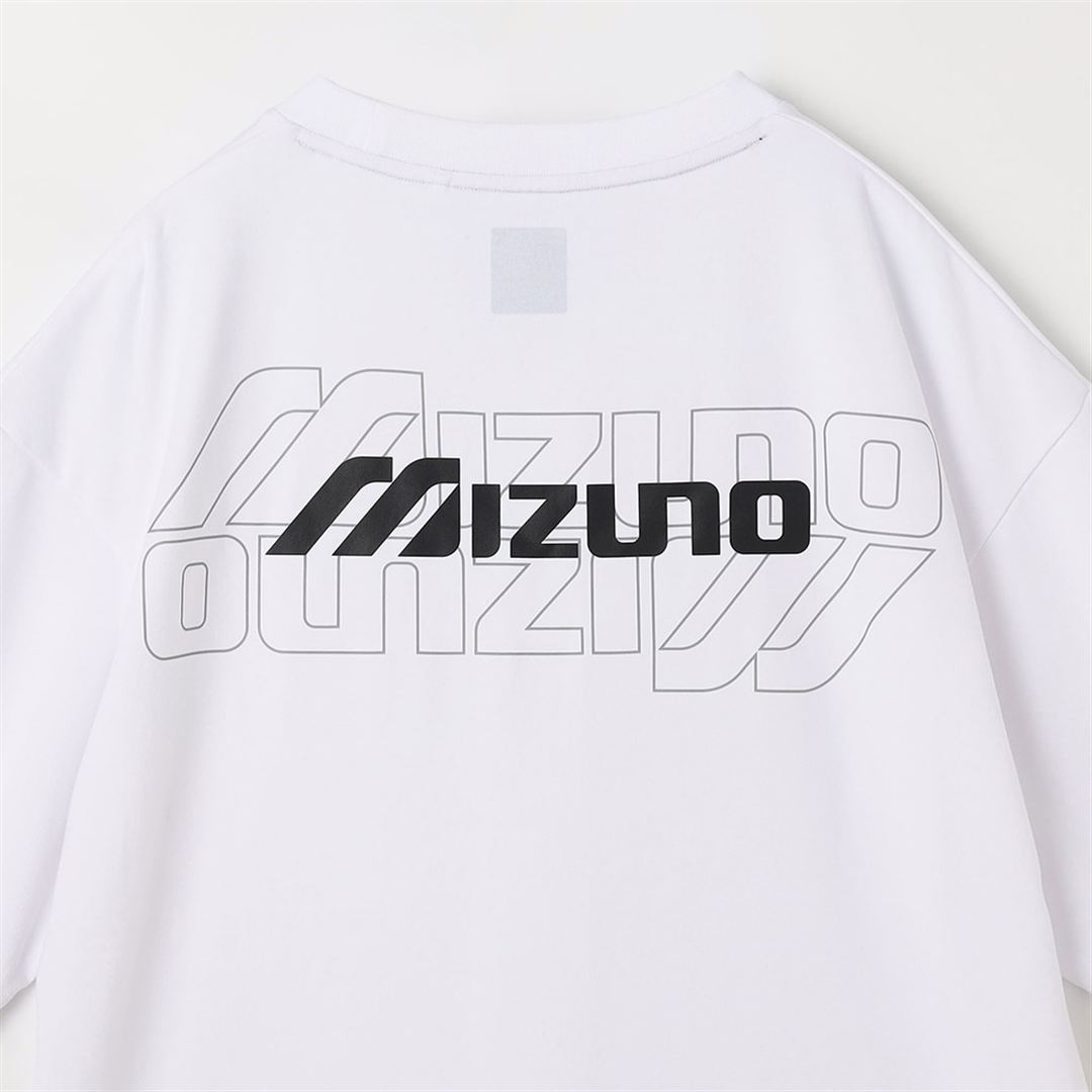 【ミズノ直営限定】リサイクルグラフィックTシャツ ホワイト XL