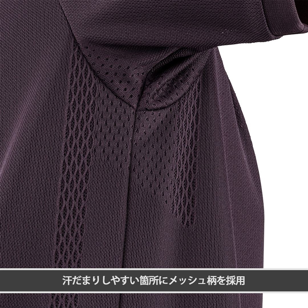 【ミズノ公式オンライン限定】ジャカードポロシャツ パープル M