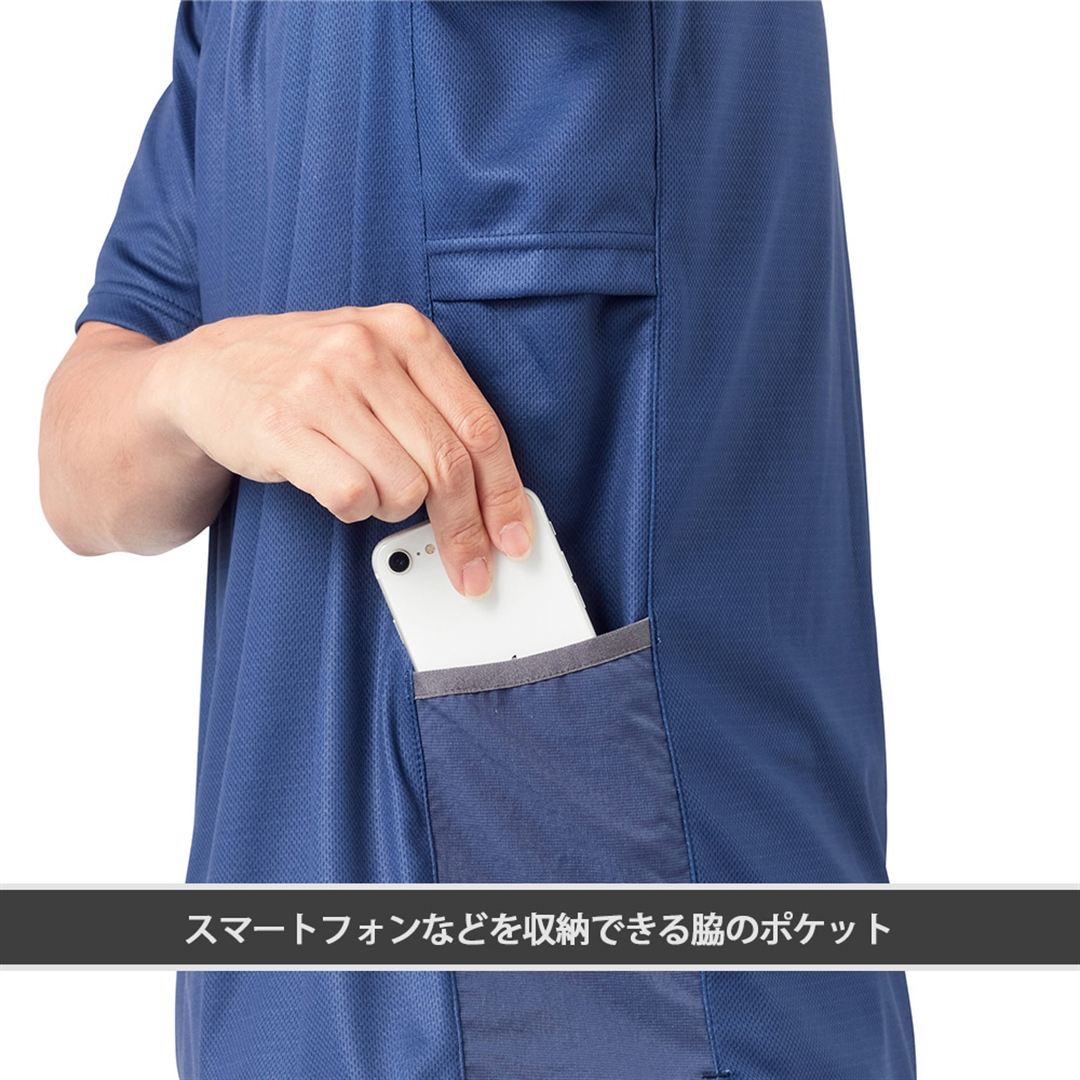【ミズノ公式オンライン限定】制電半袖Tシャツ ブラック XL