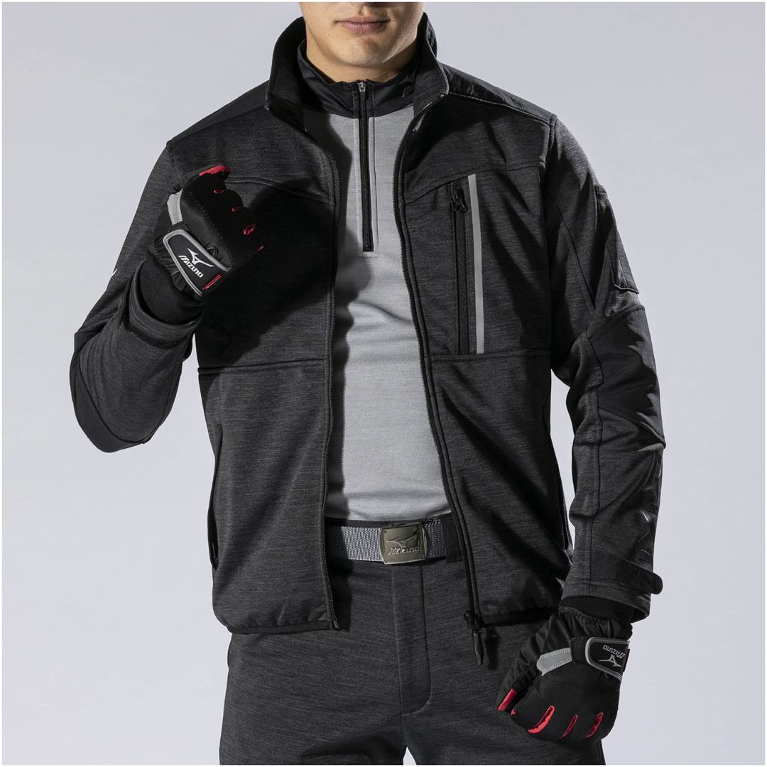 【防風】テックシールドジャケット ストレッチ アロイグレー S