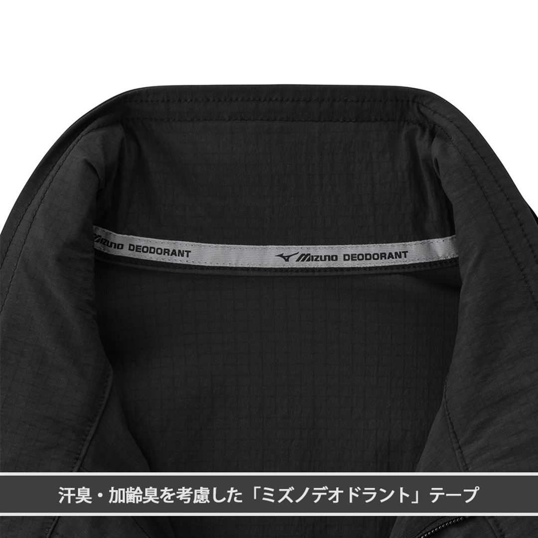 【ミズノ公式オンライン限定】ストレッチブルゾン ブラック M