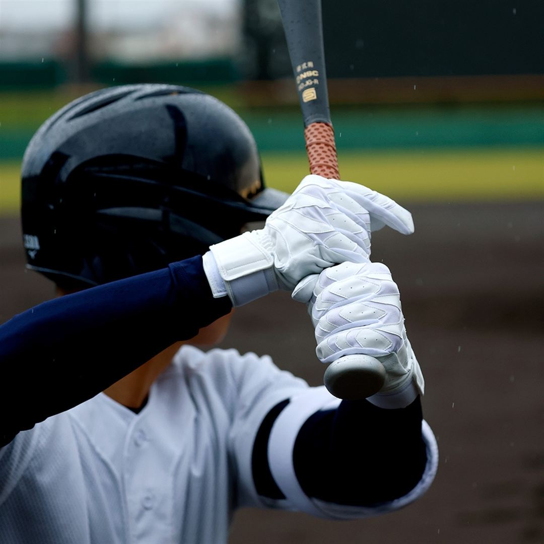 【ミズノプロ】モーションアークUF【両手用】高校野球ルール対応モデル ホワイト×ホワイト 27