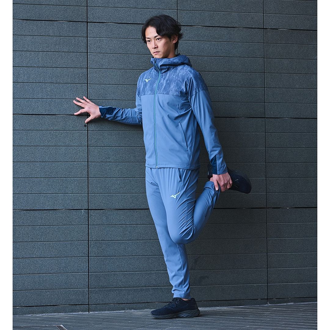 ストレッチクロスフーディ ネオミント XL