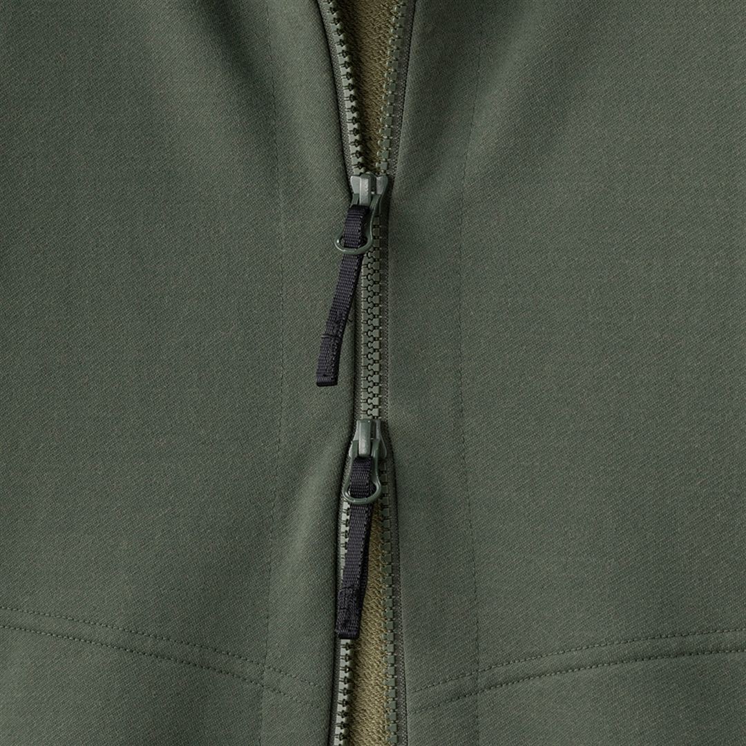 【ミズノ公式オンライン限定】ジップアップフーディスウェット カーキ XL