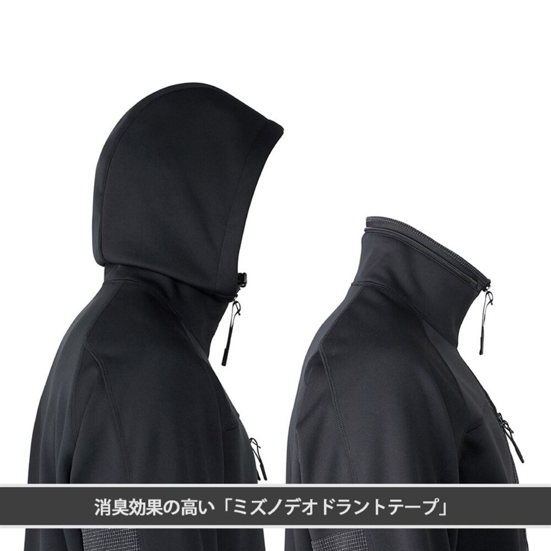 【ミズノ公式オンライン限定】裏フリースブルゾン ブラック M
