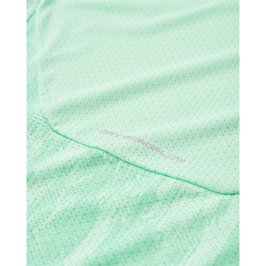 【汗処理／通気】ドライエアロフローラピッドTシャツ ネオミント XS
