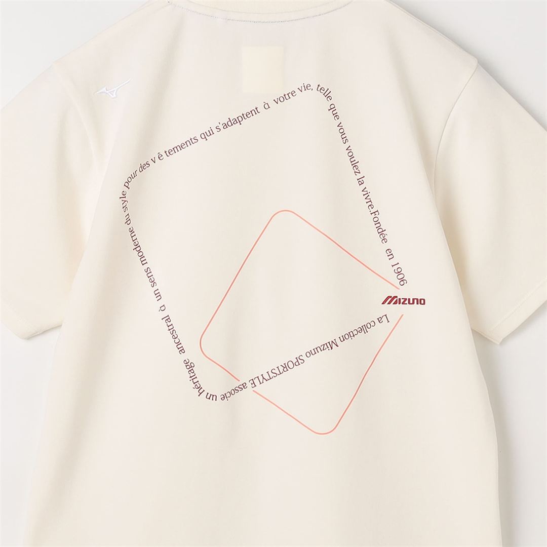 【ミズノ直営限定】リサイクルポリエステル グラフィックTシャツ ホワイト S