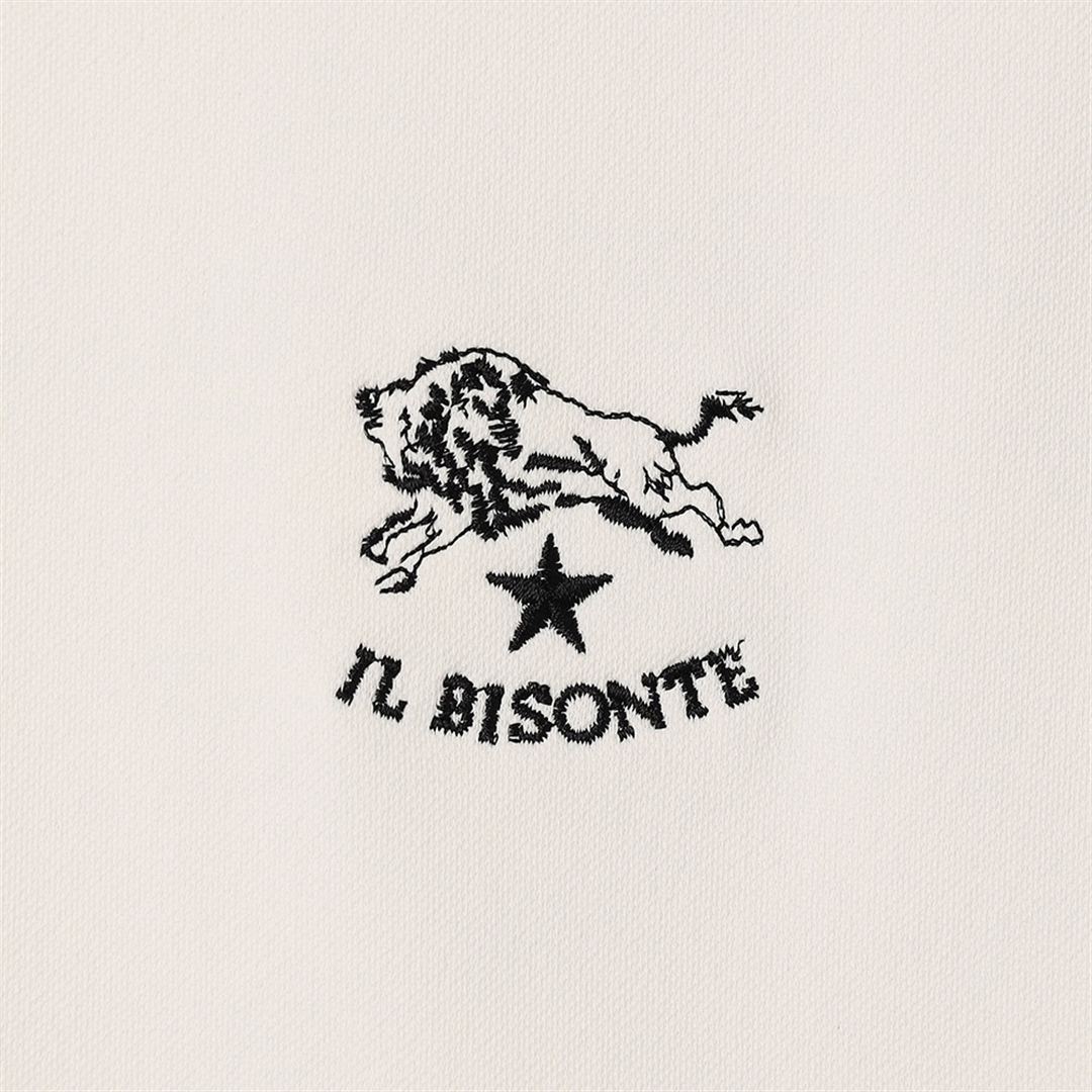 【IL BISONTE】アンチスウェット クルーネックプルオーバー マシュマロホワイト S