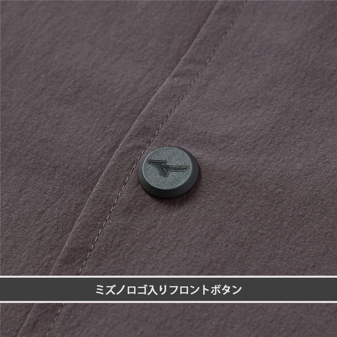 【ミズノ公式オンライン限定】撥水ストレッチコーチジャケット ブラウン XL