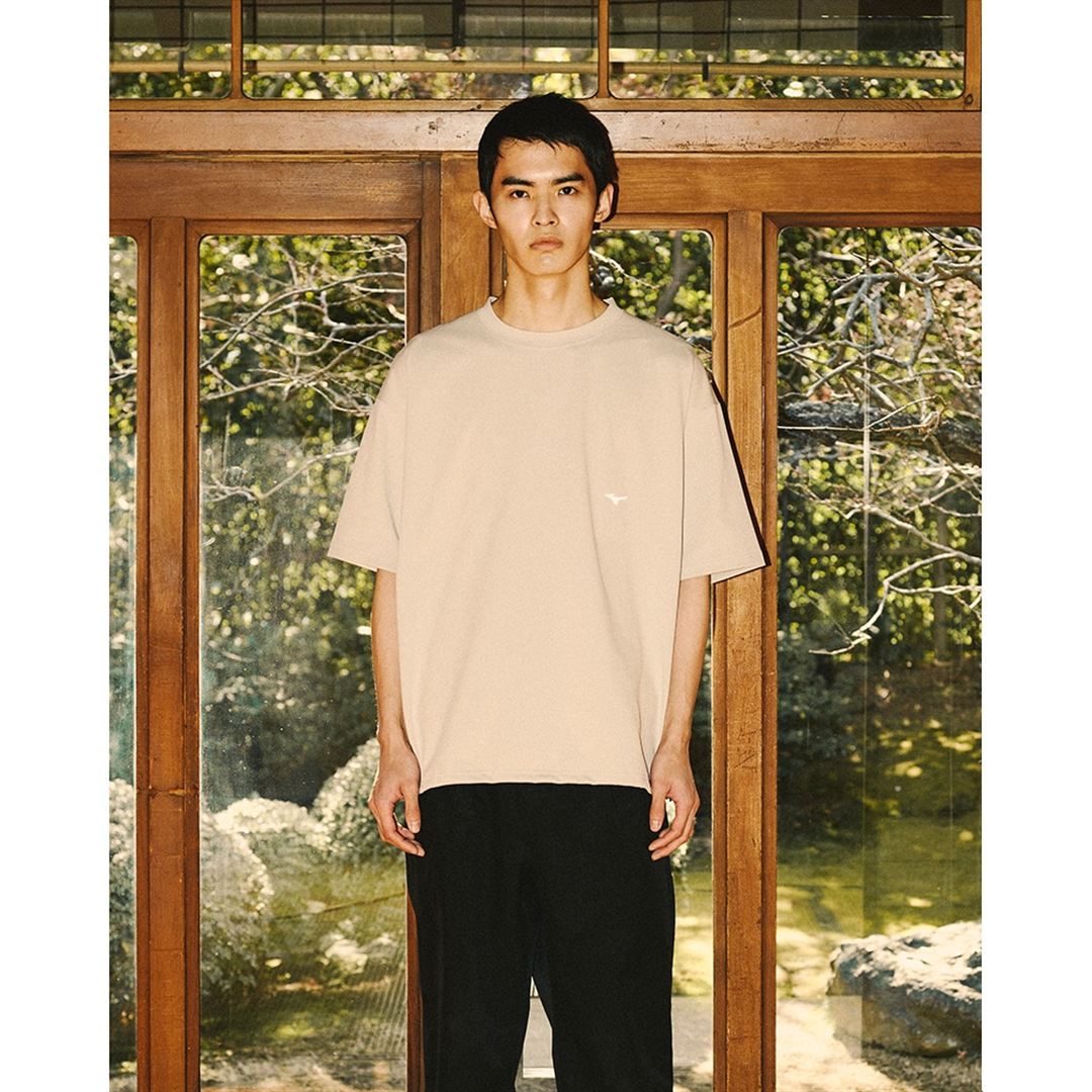 【JEANS FACTORY】ヘビーオンスTeeシャツ(バックプリント) ブラック S