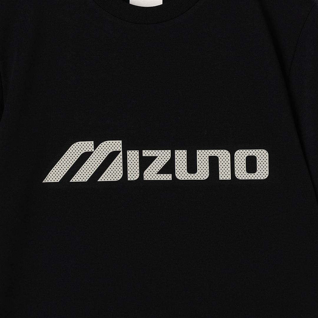 【ミズノ直営限定】リサイクルポリエステル グラフィックTシャツ ブラック S