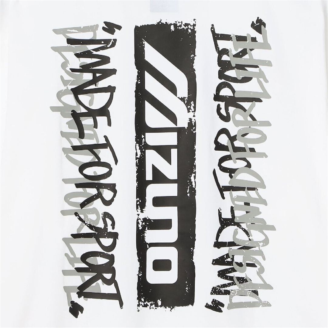 ワードマークバックグラフィックロングスリーブTシャツ ホワイト M