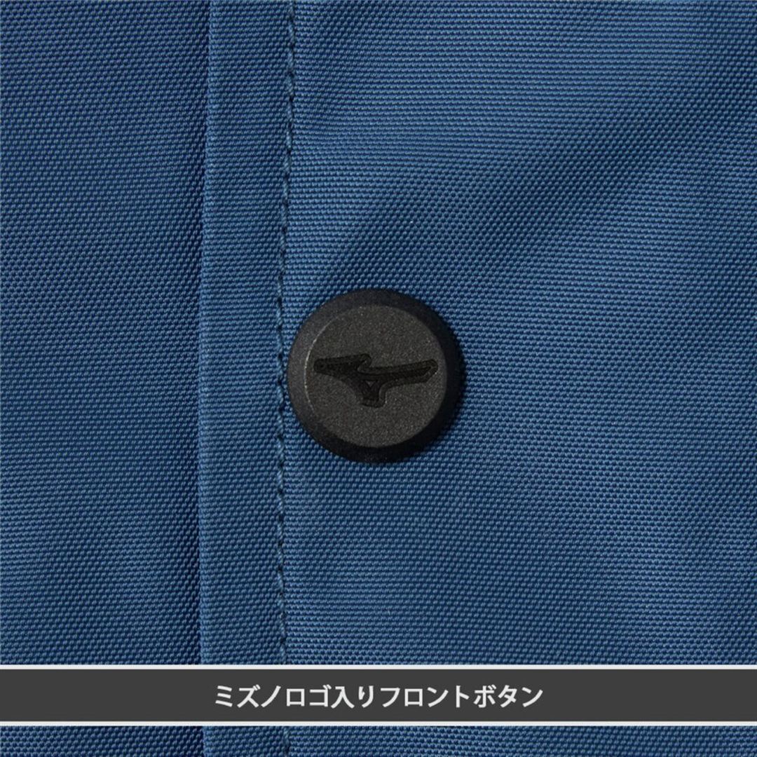 【ミズノ公式オンライン限定／吸湿発熱】ブレスサーモ ライナー付き防寒ブルゾン ネイビー M