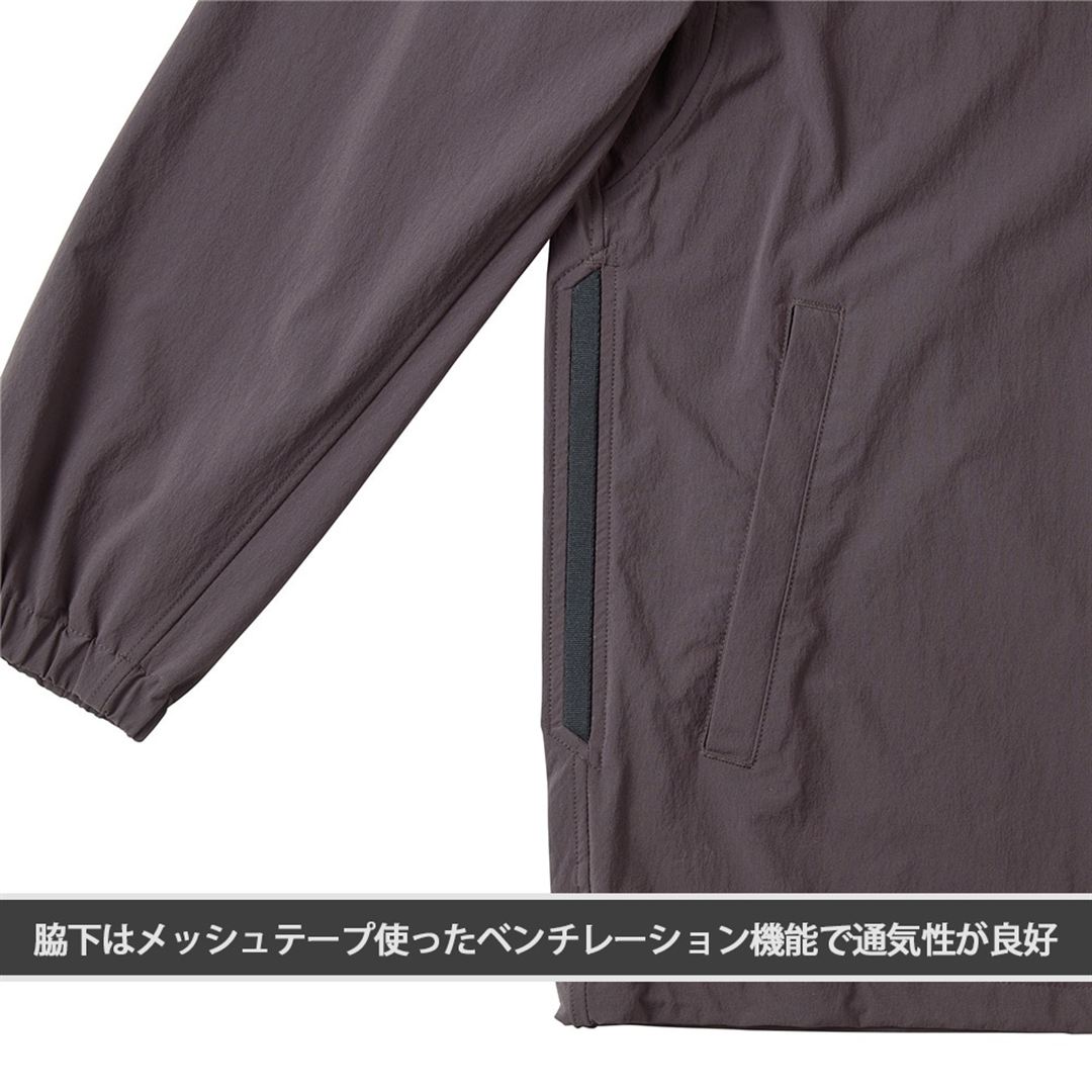 【ミズノ公式オンライン限定】撥水ストレッチコーチジャケット ブラウン XL