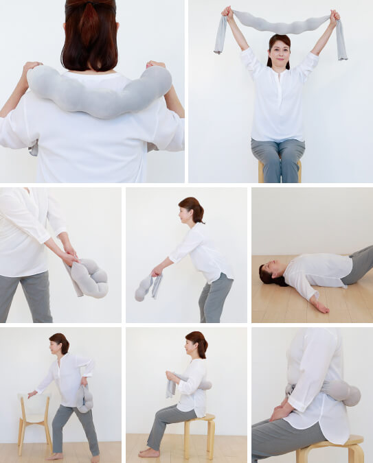 多彩な使い方で目的別に運動ができる！