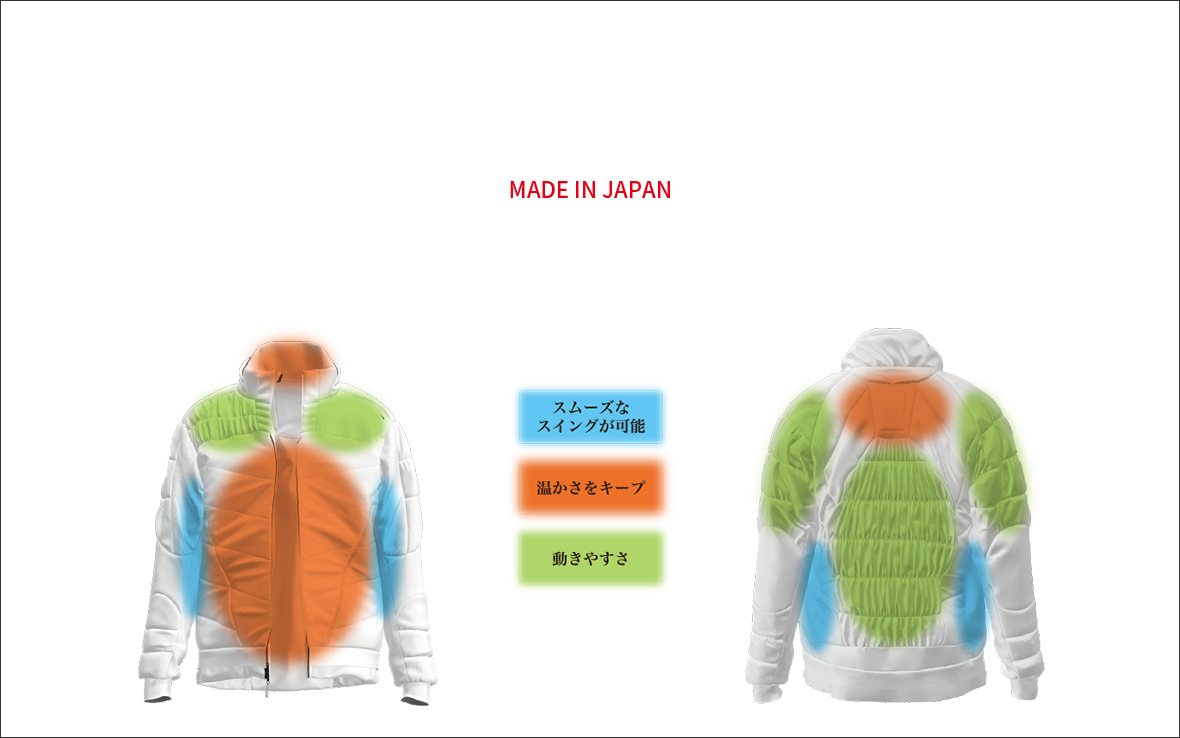 最適なダウン量の追求　ダウン充填を0.01gの精度で挿入