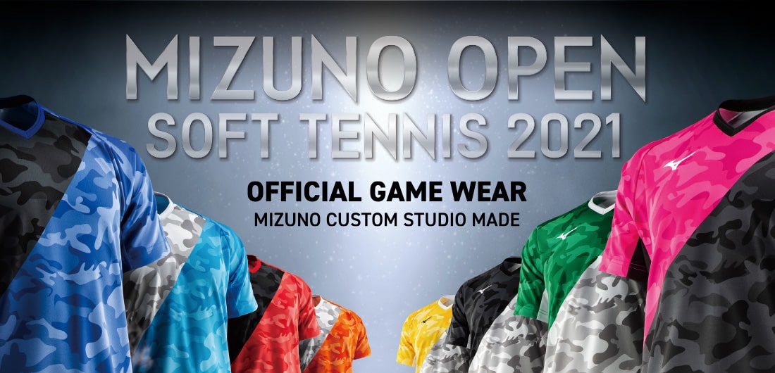 MIZUNO OPEN SOFT TENNIS 2021 OFFICIAL GAME WEAR MIZUNO CUSTOM STUDIO MADE