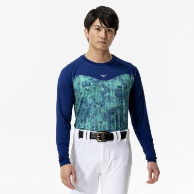 裏起毛グラフィックアンダーシャツ(ローネック／長袖)|12JACP86|ウエア