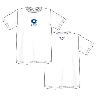 KOBE.CHIBEN記念Tシャツ「MIZUNO 製」(ネイビー色)新品未使用 殿堂入り記念割引 イチロー 51 kobe chiben Tシャツ Mサイズ