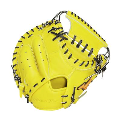 硬式キャッチャーミット MIZUNO イエロー 野球 ミズノ 硬式キャッチャーミット ミズノプロ オーダーグラブ