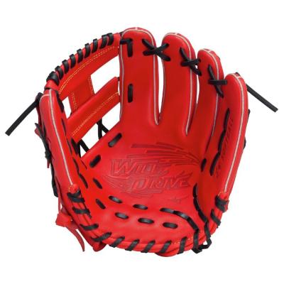 ソフトボール用ウィルドライブ レッド IBE【内野手向け／サイズ9