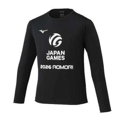 ⭐️2023AWスプラッシュ長袖バウンストップス未着用極美品⭐️ JAPAN GAMES 青森限定長袖Tシャツ|32JAD675|ミズノトレーニング