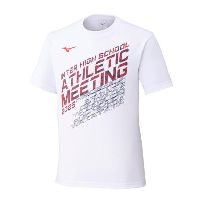 新品タグ付き　陸上　インターハイ Tシャツ　ホワイト Lサイズ　デサント 全国高校総体【インターハイ】デサント記念Tシャツ2025 - 〈公式