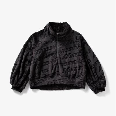 ミズノ直営限定／吸湿発熱】ブレスサーモロゴファーハーフジッププル