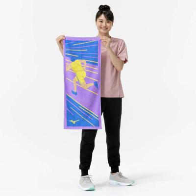 今治製タオル／陸上デザインフェイスタオル(箱入り)|32JYC122