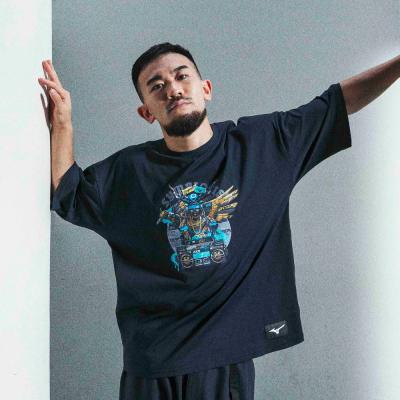 Tireglos 100% DRY 5リットル Dragon76ルーズフィットTシャツ|32MA5DR2|ミズノトレーニング