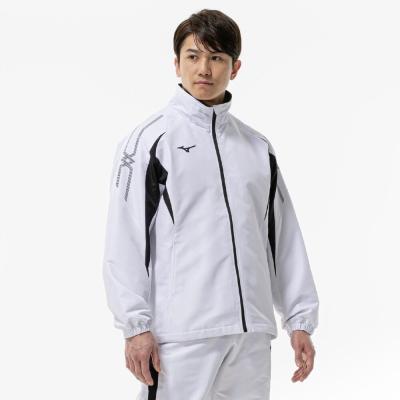Mizuno ブレッサーモウィンドブレーカー ネイビー/ホワイトＯサイズ 防寒 Mizuno ブレッサーモウィンドブレーカー ネイビー/ホワイトO