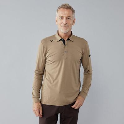 Mizuno HOKKAI イエローシャツ Mizuno HOKKAI イエローシャツ 文字