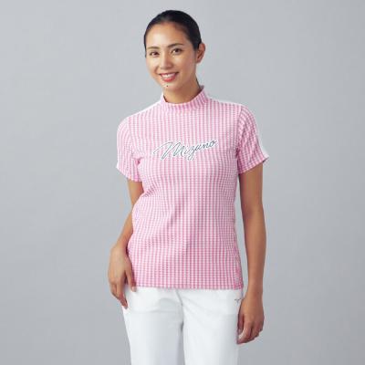 リップルジャカードモックネック半袖シャツ|52MAD209|半袖シャツ