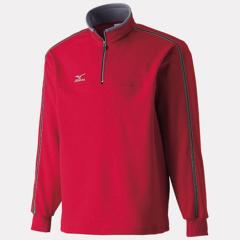 ミズノ　ジップアップウェア ウォームアップハーフジップシャツ|67SU81|ミズノトレーニング