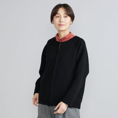 【吸湿発熱】ブレスサーモリップルキルトカーディガン