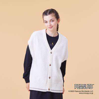 【PEANUTS/吸湿発熱】ブレスサーモウール混ベスト