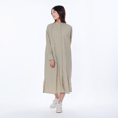 ウォーターリパレント ライトノーカラーコート