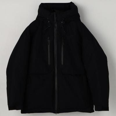 【レア】ミズノプロ MIZUMO ダウンジャケット 黒 シャドー迷彩 Oサイズ 吸湿発熱】WINDSTOPPER イエローナイフダウンジャケット