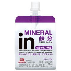 森永製菓／inゼリー マルチミネラル180g(グレープ味) ※