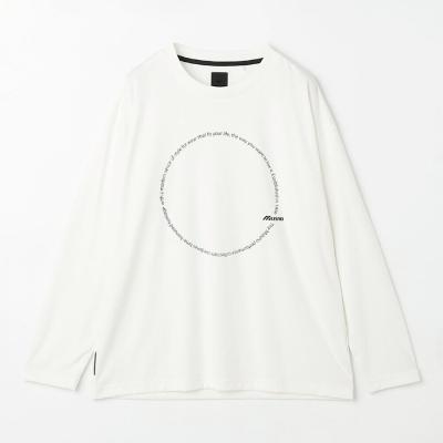 リサイクルグラフィックロングスリーブTシャツ
