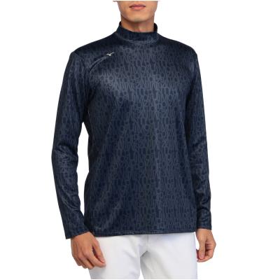 裏微起毛長袖モックネックシャツ(大きいサイズ)|E2JA2552|長袖シャツ