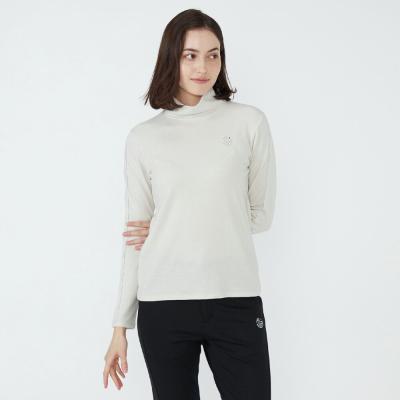 美品　MIZUNO GOLF ミズノ　ハイネック長袖ポリエステルTシャツ　ロゴ MIZUNO ミズノ 長袖シャツ メンズ オールシーズン 吸汗速乾