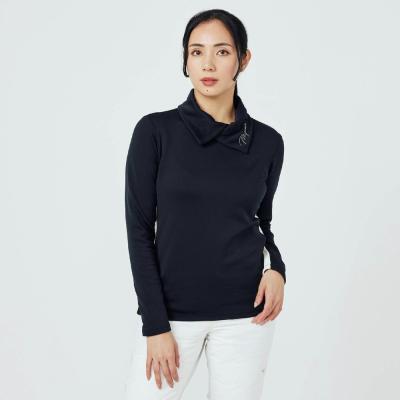 吸湿発熱】ブレスサーモタートルカラーネックシャツ|E2MAC735|長袖