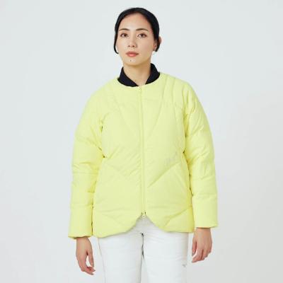 （K25610）ミズノ ゴルフ ブレスサーモ ダウンジャケット M イエロー 吸湿発熱】ブレスサーモバルキーダウンジャケット|E2MEC701|アウター