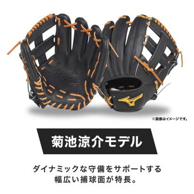 軟式用【ミズノプロ】CRAFTED Edition【菊池型／サイズ9】|1AJGR33013