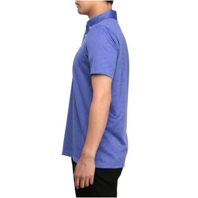 ダブルジャガード半袖ボタンダウンシャツ(大きいサイズ)[メンズ