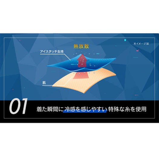 接触冷感】アイスタッチフェイスガード|C2JY1182|フェイスカバー