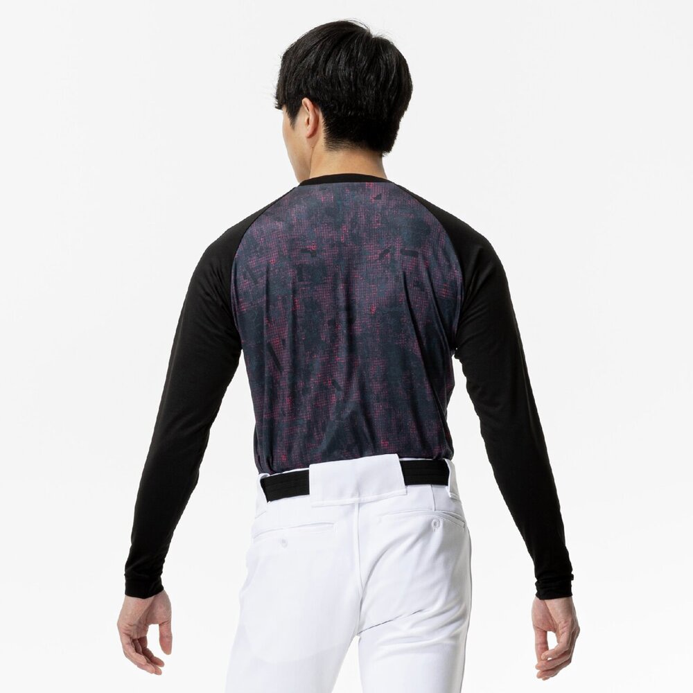 裏起毛グラフィックアンダーシャツ(ローネック／長袖)|12JACP86|ウエア